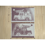Farm to Beach Burgundy Blanket
