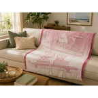 Surf Sandwich Yeti Deep Pink Blanket