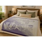 Surf Naked Classic Purple Blanket