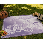 Surf Naked Classic Purple Blanket