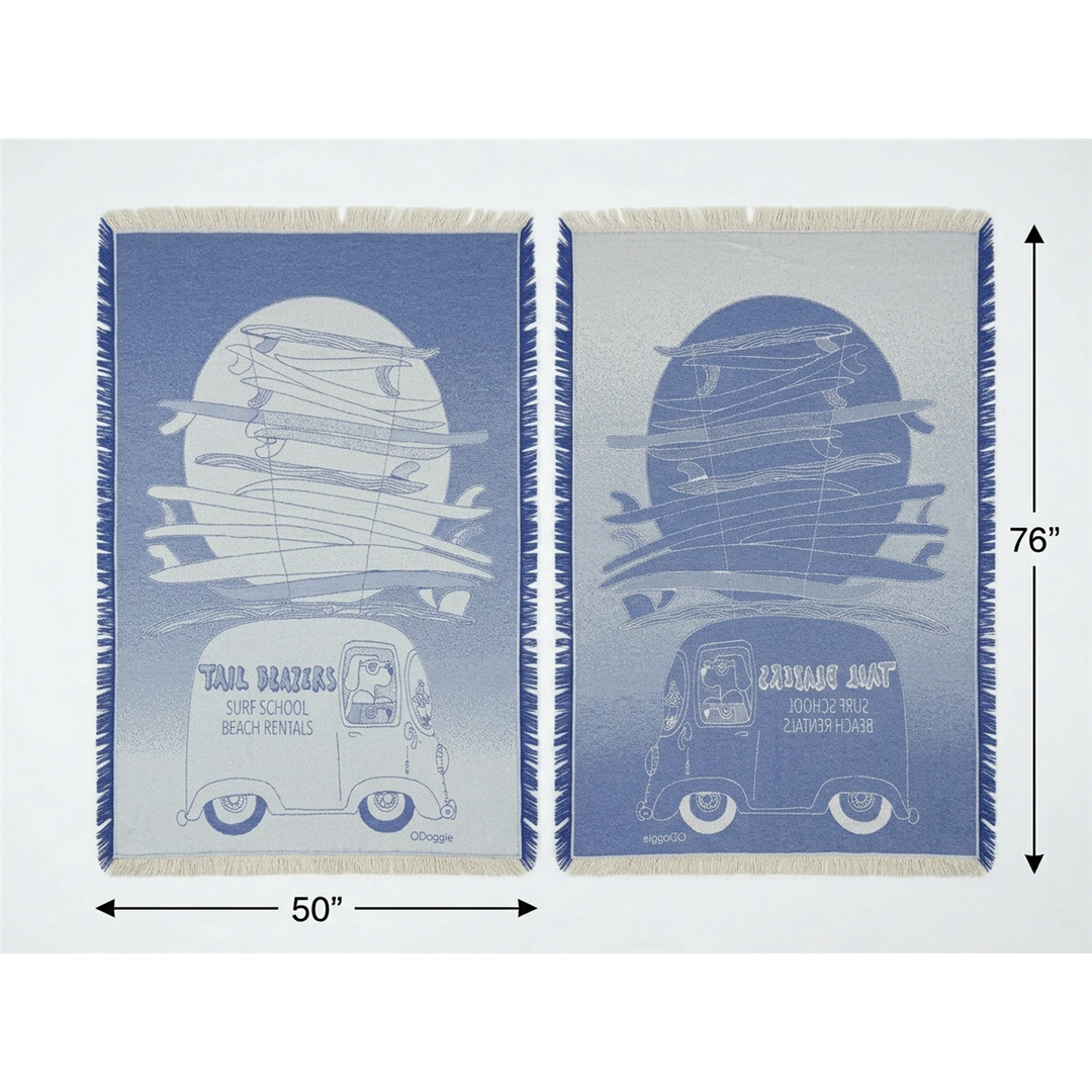 Tail Blazers Blue Blanket